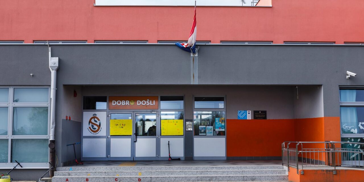 Dugo Selo: Osnovna škola Ivan Benković gdje je u subotu pretučen maloljetnik