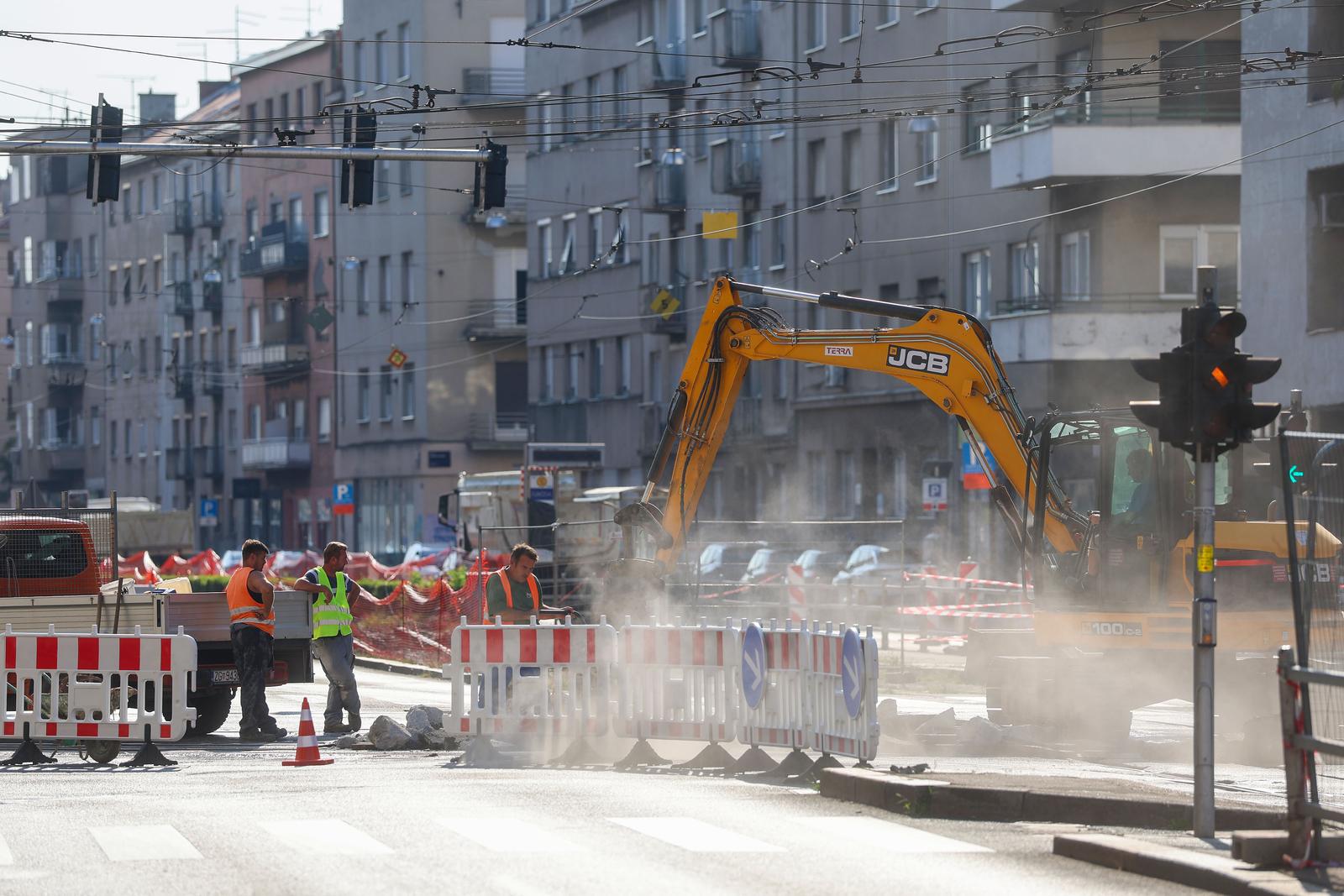 Zagreb: Zbog radova križanje Šubićeve i Zvonimirove ulice zatvara se za promet na mjesec dana