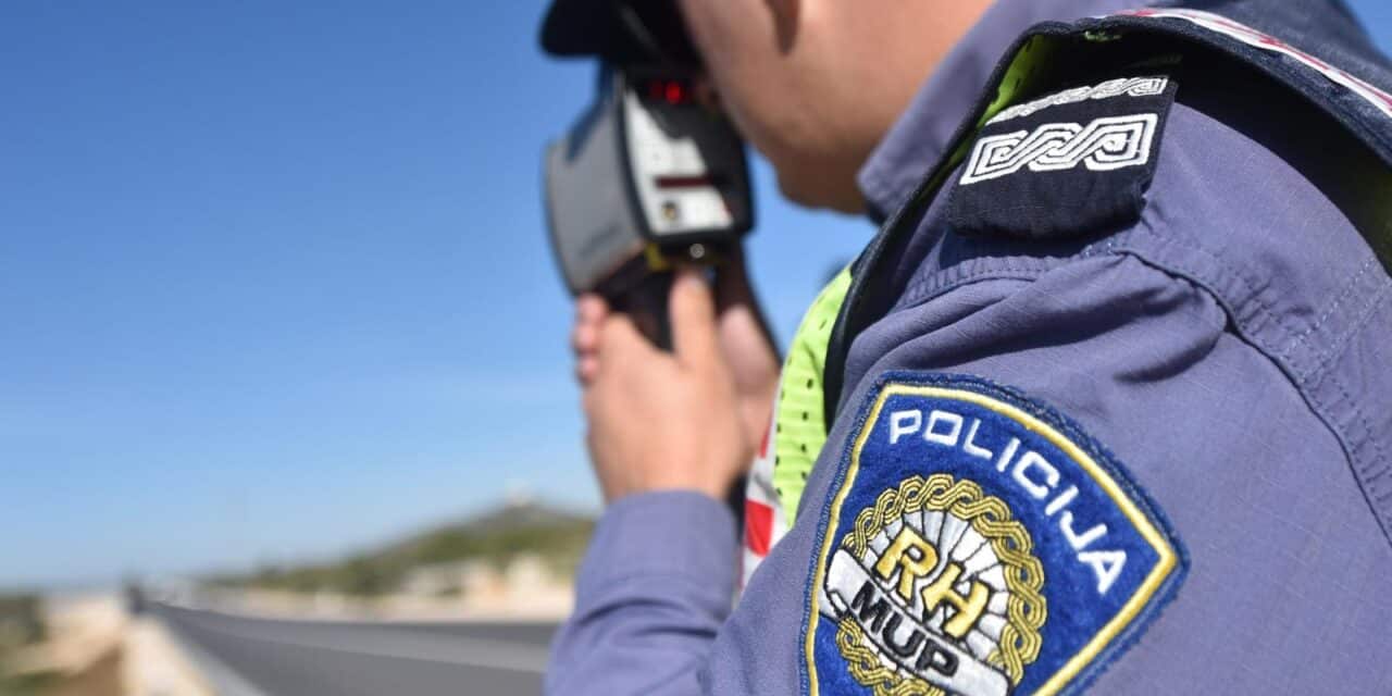 Vodice: U 24-satnoj akciji mjerenja brzine policija kontrolira brzinu na svim prometnicama