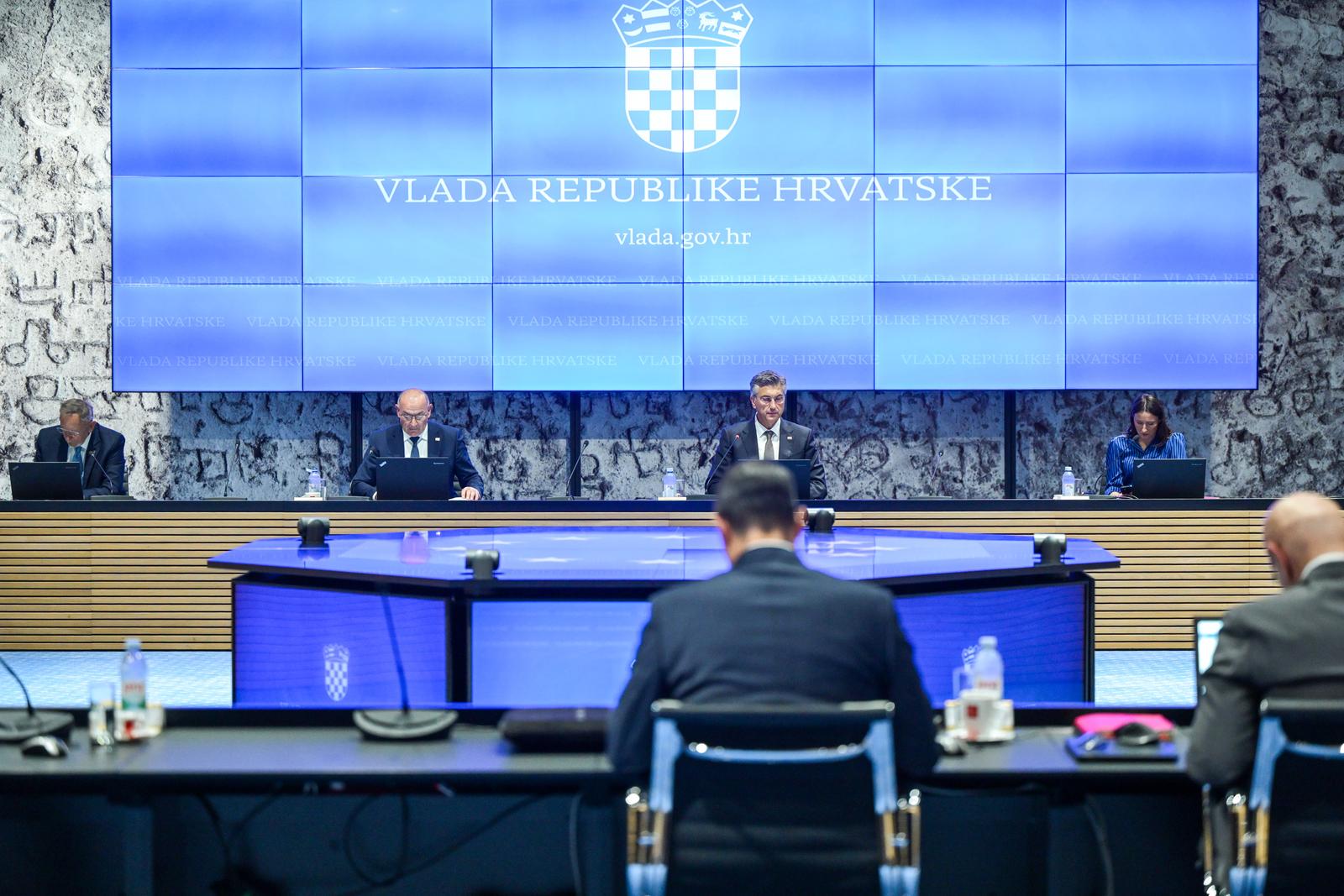 Zagreb: 168. sjednica Vlade RH