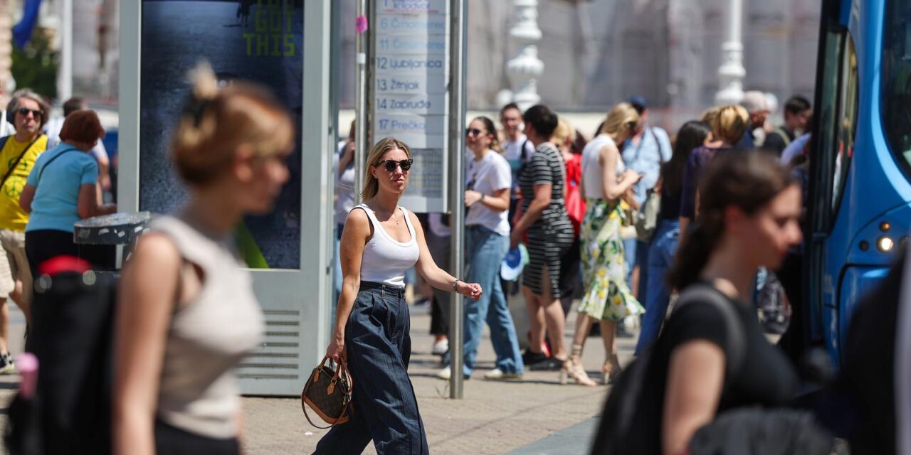 Zagreb: Živa u termometru na Zrinjevcu popela se preko 31 stupnja