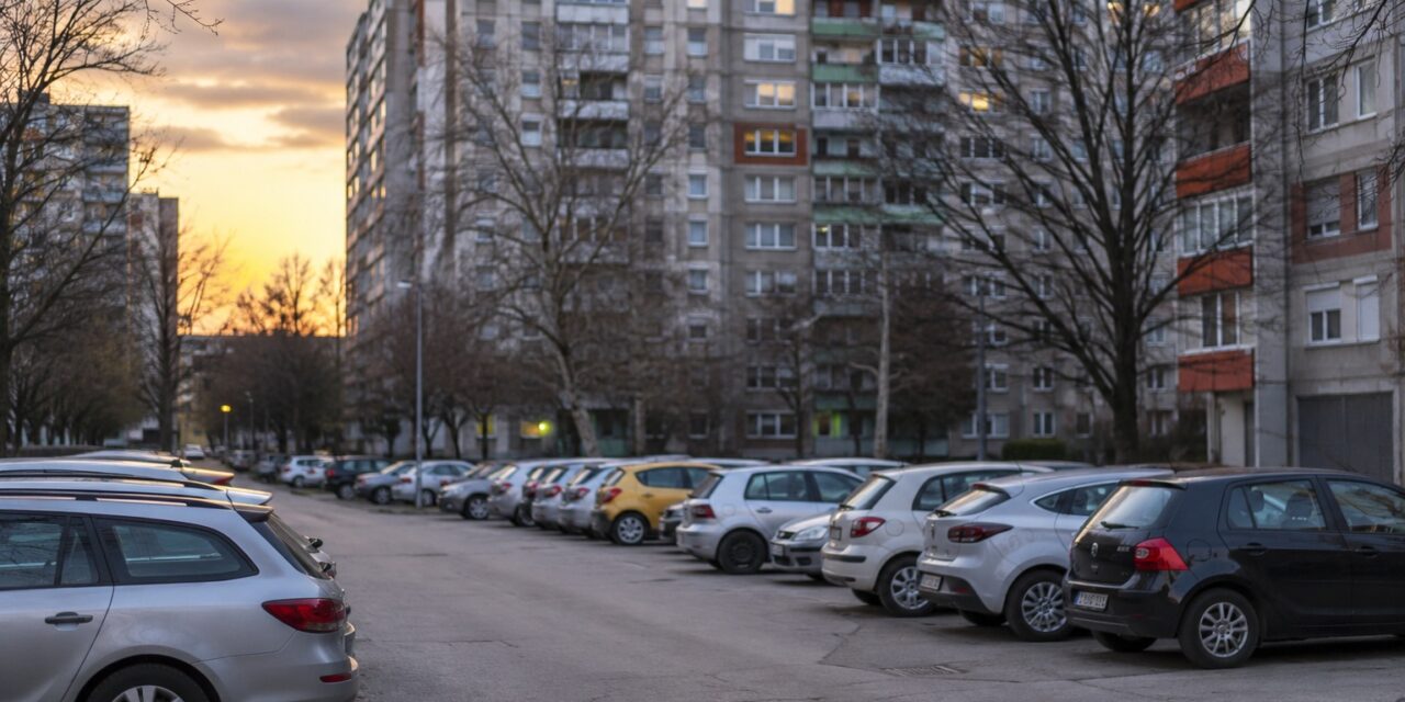 parking parkiralište automobili
