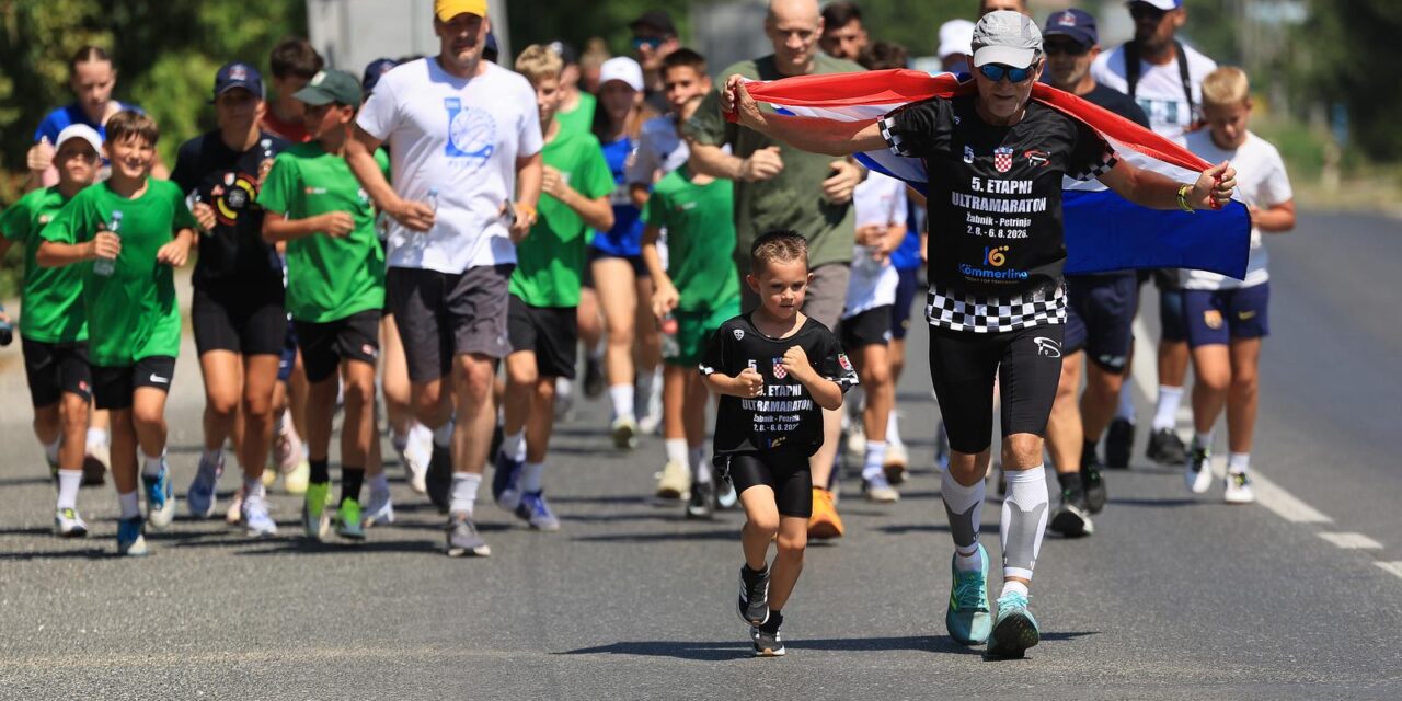 Petrinja: Branko Šubić završio desetljetni ultramaraton u sklopu projekta “Branko Šubić za branitelje”
