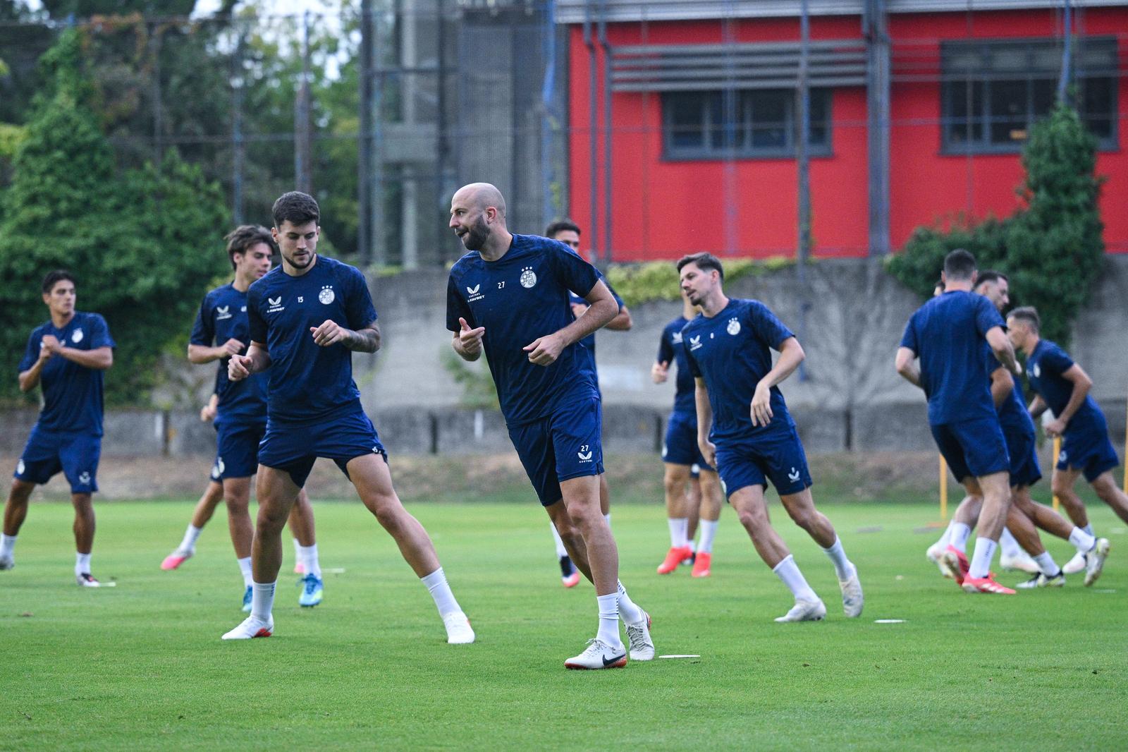Zagreb: Trening nogometaša Dinama uoči utakmice protiv Vikinga