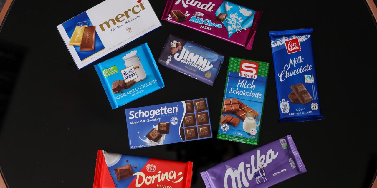 Test mliječnih čokolada