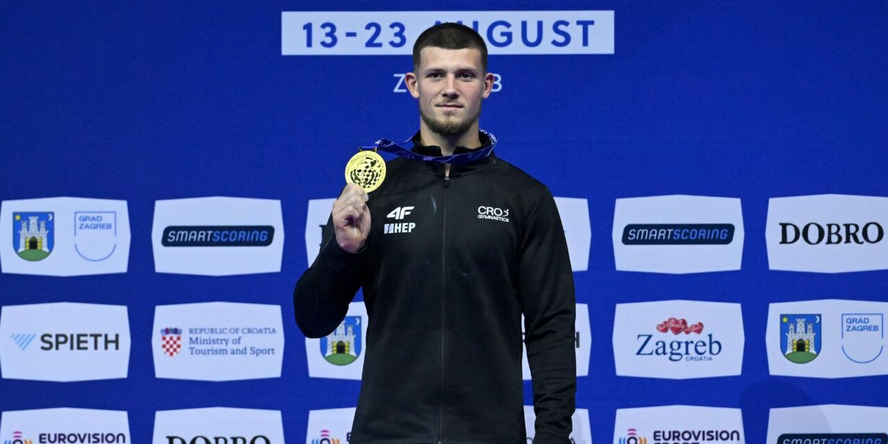 Illia Kovtun osvojio zlato u višeboju na Europskom prvenstvu u sportskoj gimnastici