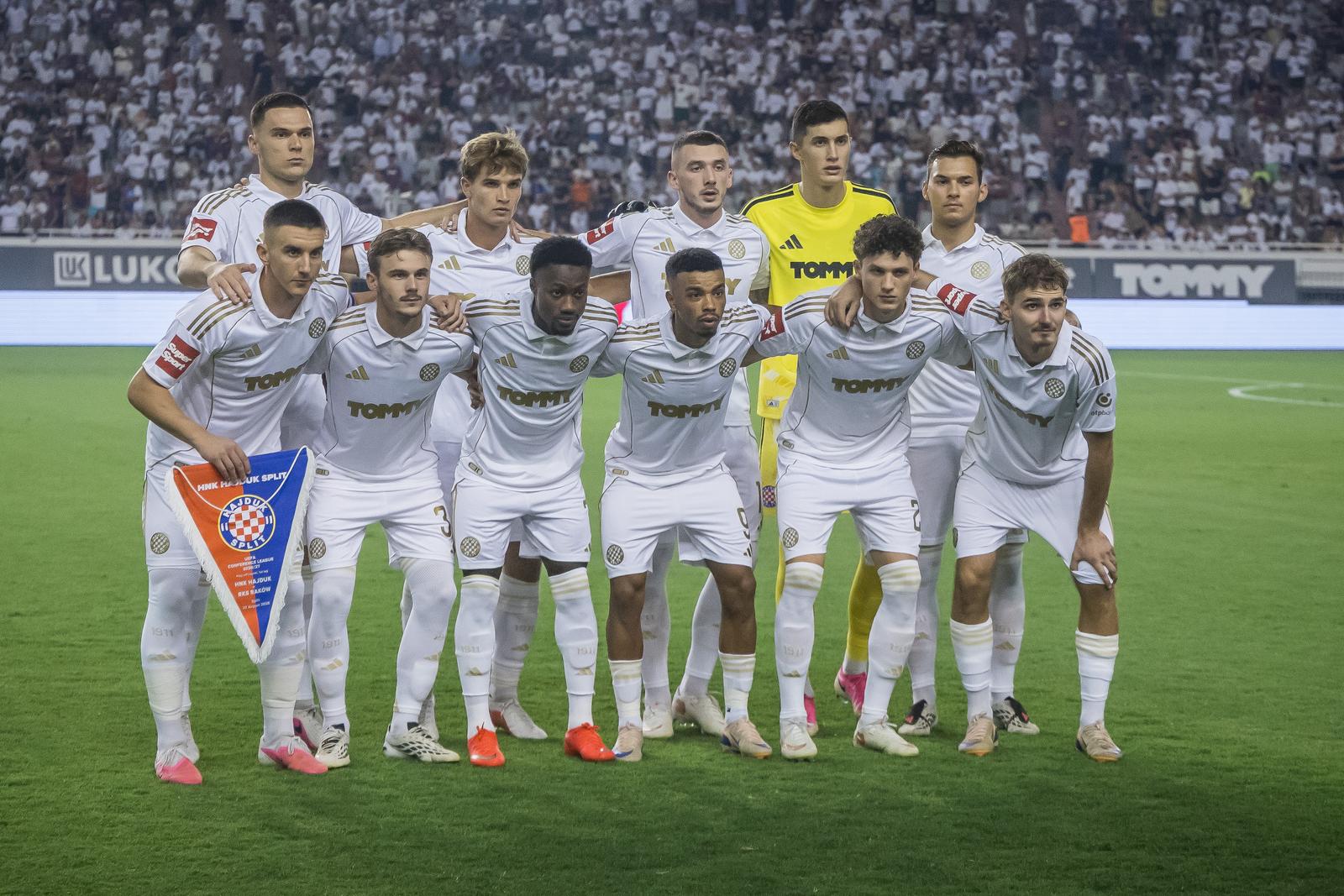Prva utakmica Hajduka i Rakova u play-offu za ulazak u UEFA Konferencijsku ligu