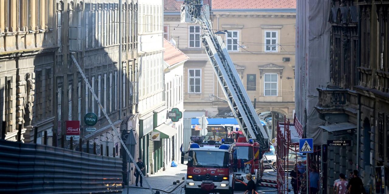 Zagreb: Požar u Mesničkoj ulici