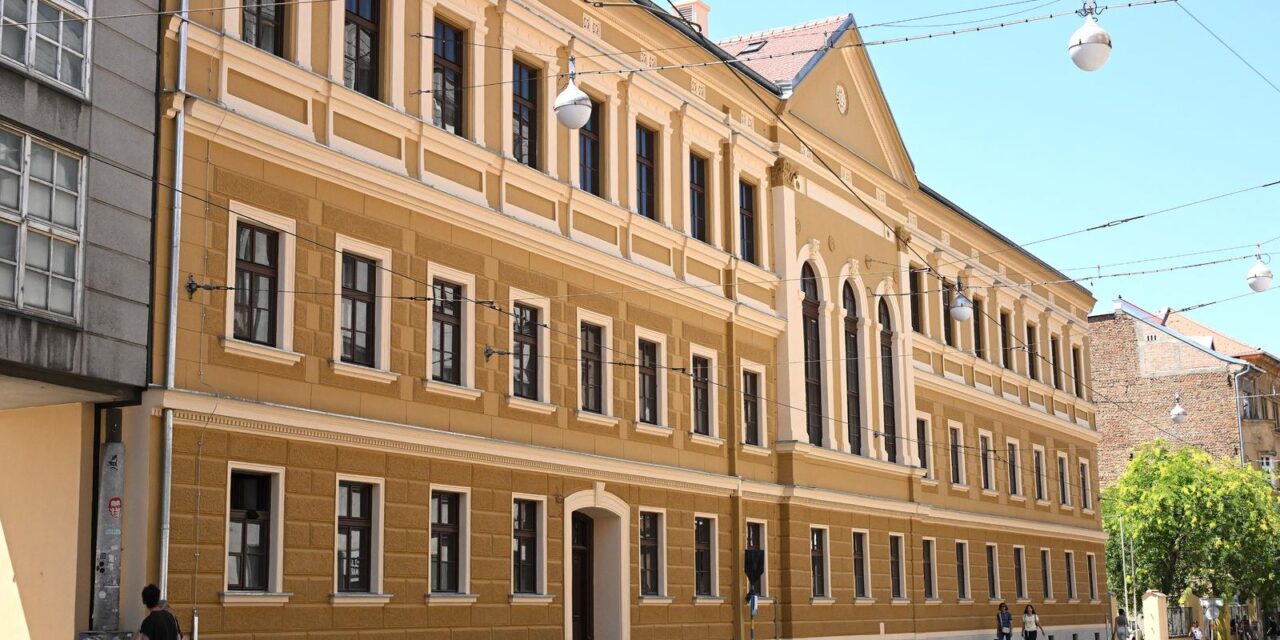 Zagreb: Zgrada Centra za odgoj i obrazovanje Slava Raškaj u Ilici pokazala novu fasadu