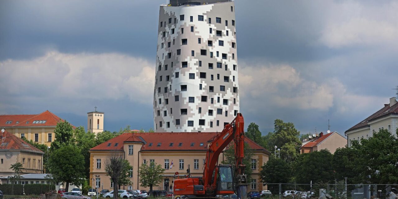 Zagreb: Na Trgu pravde počela je izgradnja zgrade javne i društvene namjene