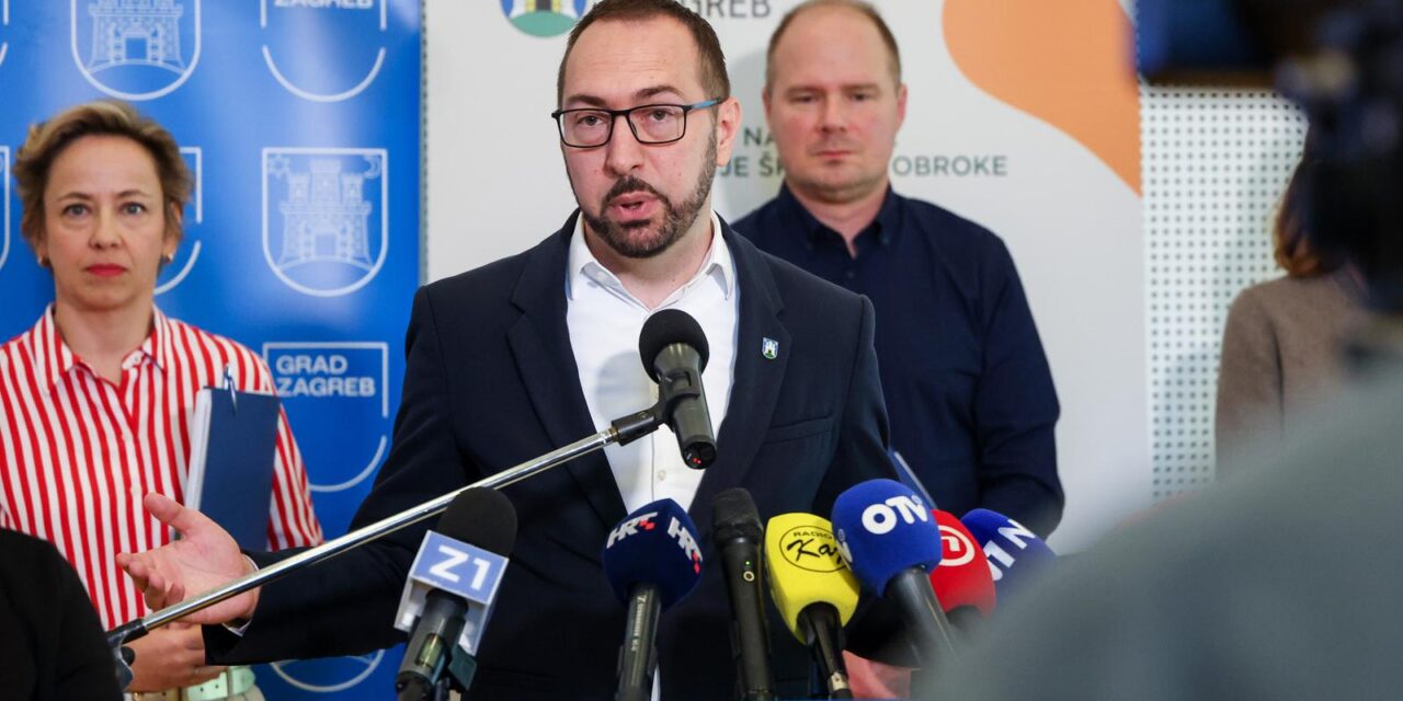 Zagreb: Konferencija za medije gradonačelnika Tomislava Tomaševića