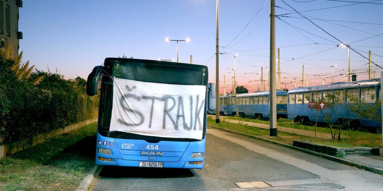 Zagreb: Počeo štrajk ZET-a, tramvaji ostali u spremištima