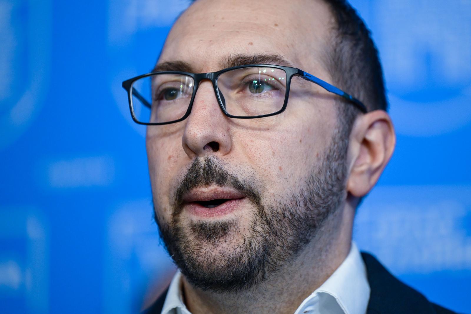 Zagreb: Tomislav Tomašević održao je konferenciju za medije na temu štrajka u ZET-u i Holdingu