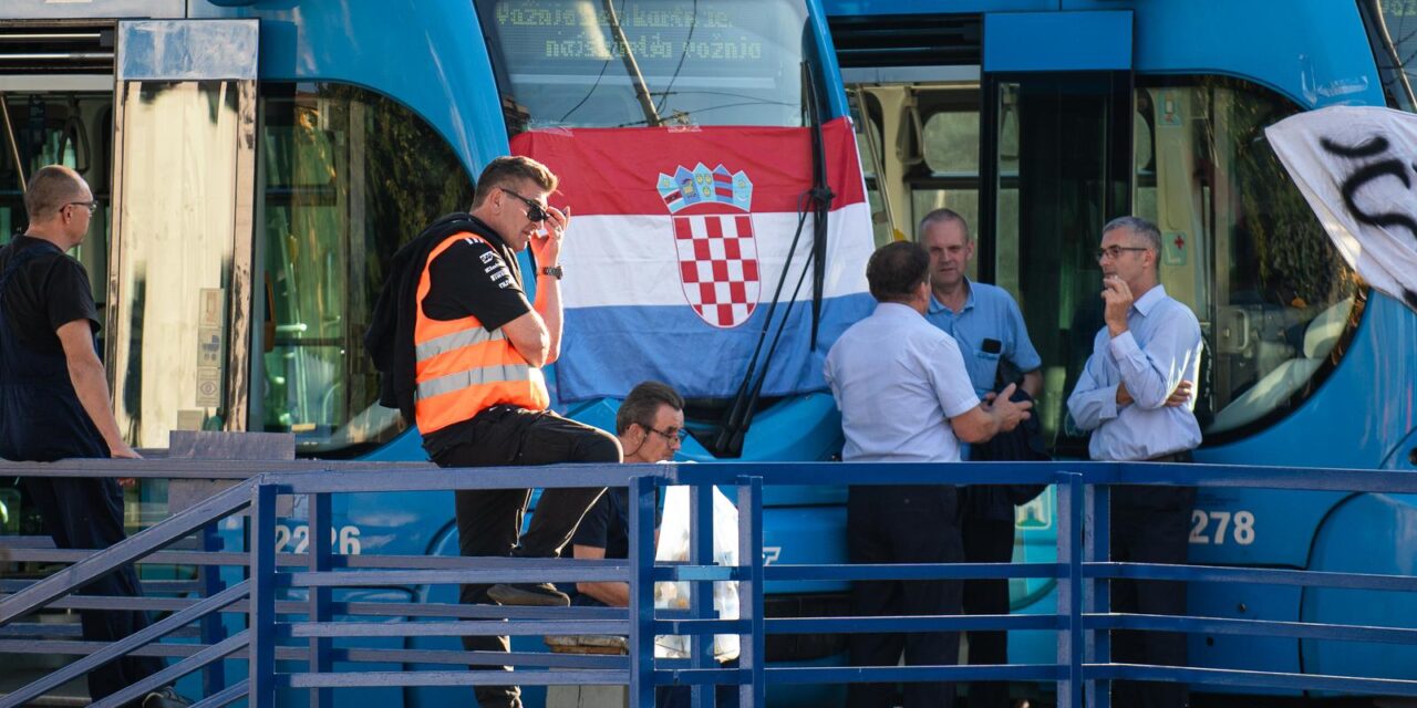 Zagreb: Štrajk ZET-a na Remizi