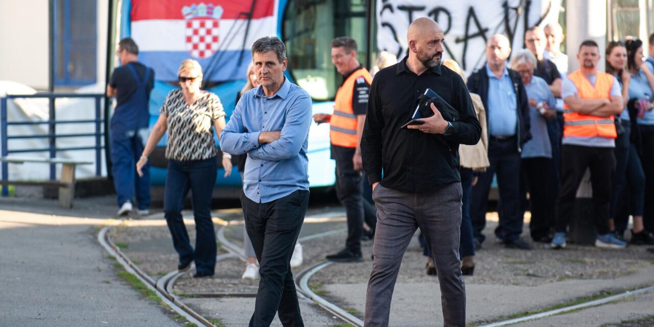 Zagreb: Štrajk ZET-a na Remizi