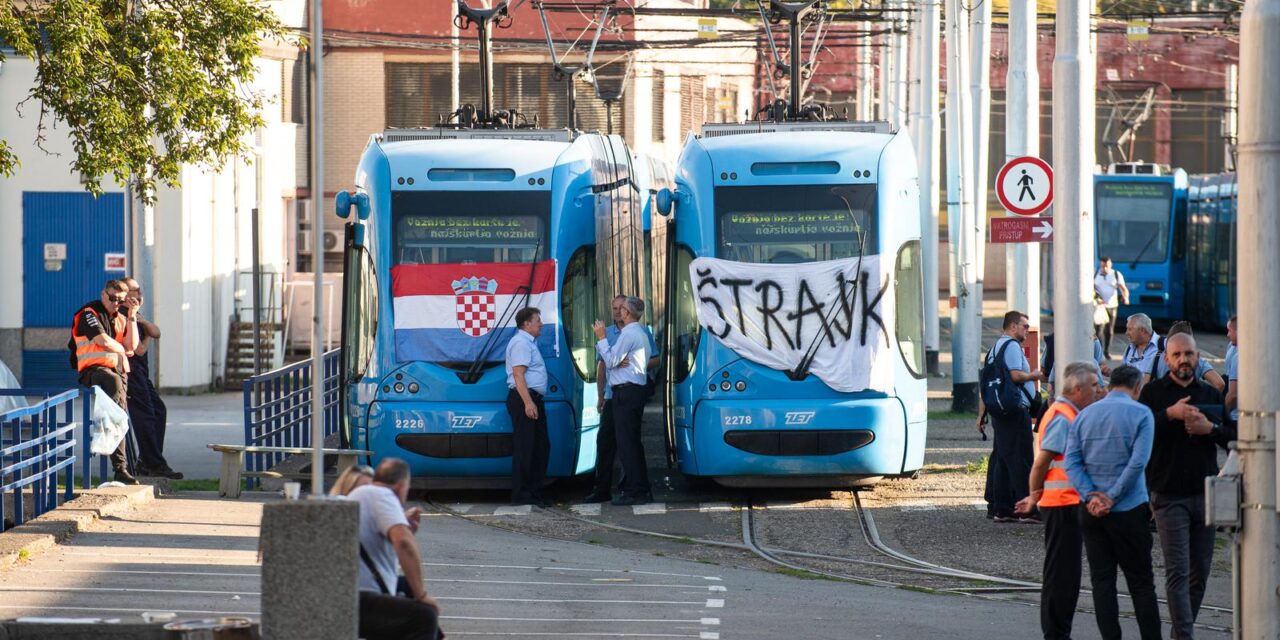 Zagreb: Štrajk ZET-a na Remizi