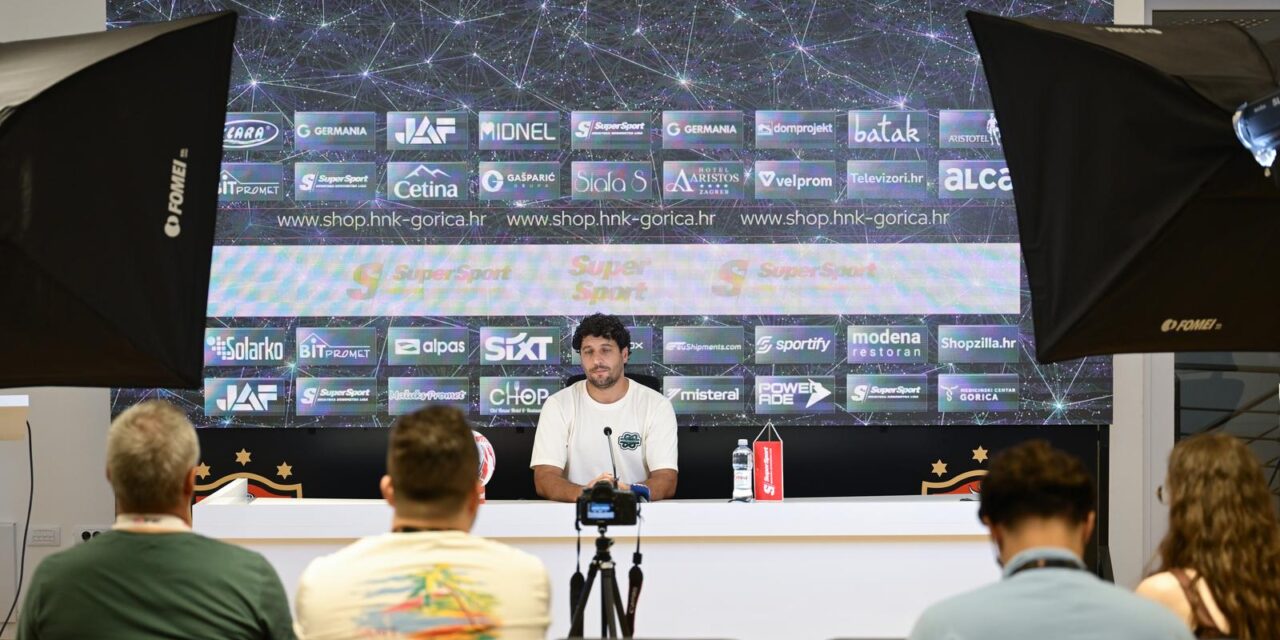 Konferencija za medije nakon utakmice 5. kola SuperSport HNL-a između Gorice i Rijeke