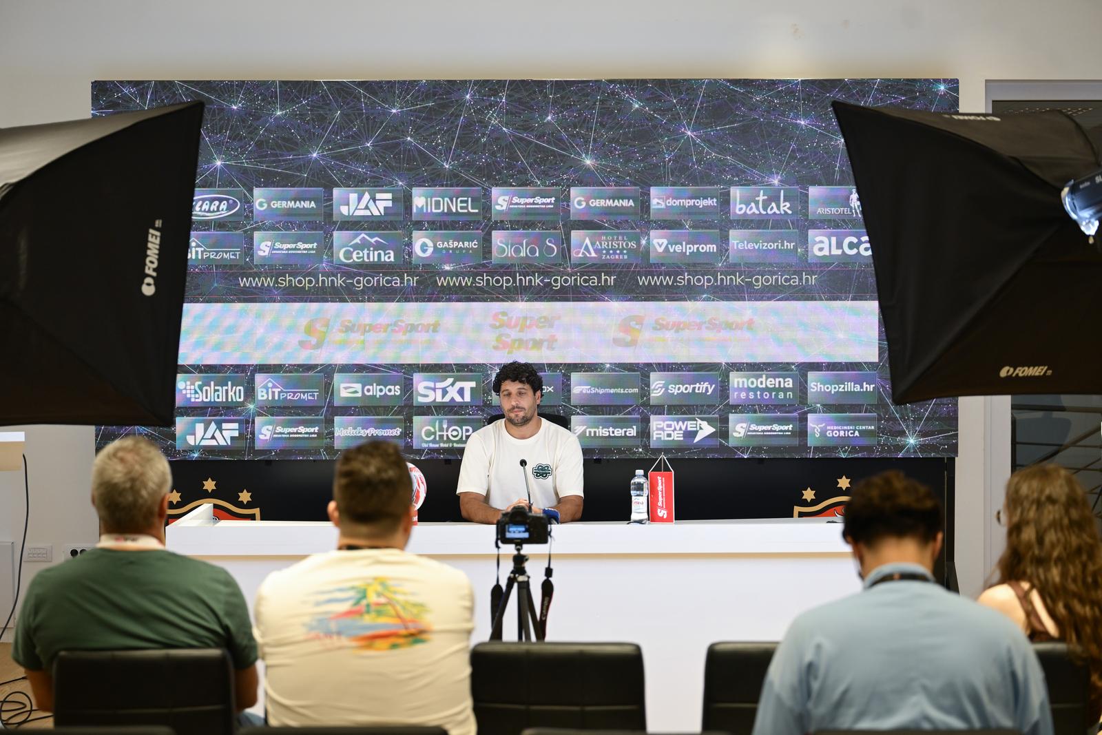 Konferencija za medije nakon utakmice 5. kola SuperSport HNL-a između Gorice i Rijeke