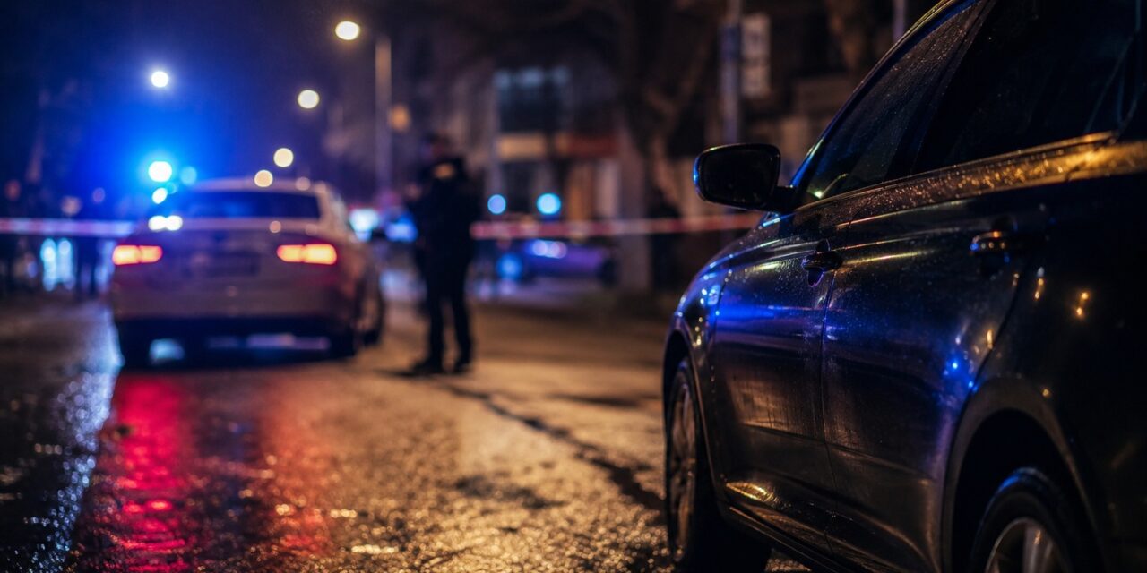 policija auto traka