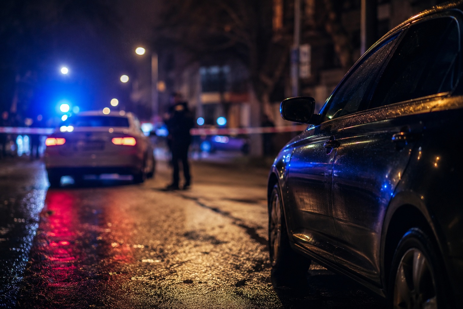 policija auto traka