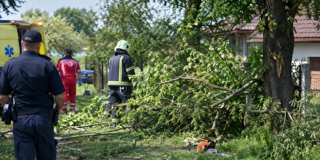 policija vatrogasci nesreća stablo