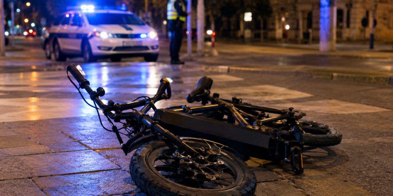 prometna nesreća elektični bicikl