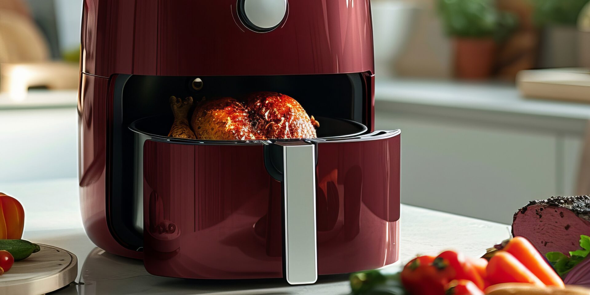 view-modern-air-fryer-with-food