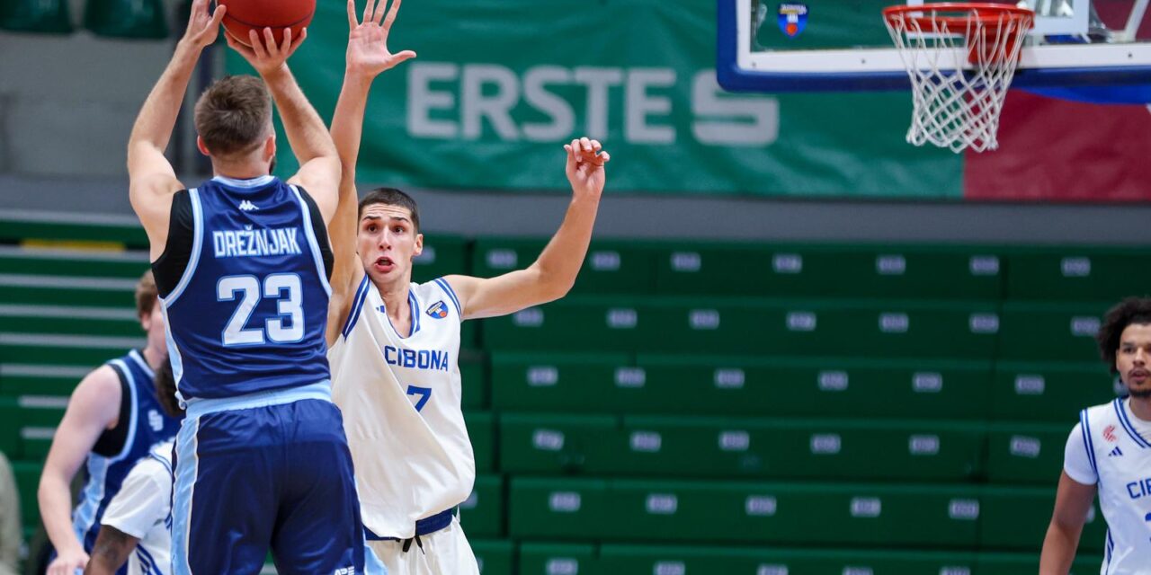 Utakmica ABA lige: KK Cibona – KK Slovan.