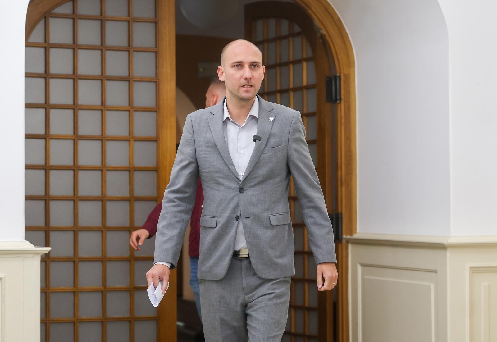 Zagreb: Predsjednik Gradske skupštine Grada Zagreba Matej Mišić održao je konferenciju za medije