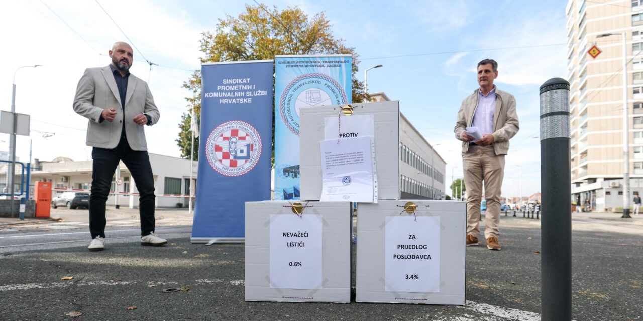 Zagreb: Izjava za medije sindikata ZETa o pregovorima s Gradom Zagrebom