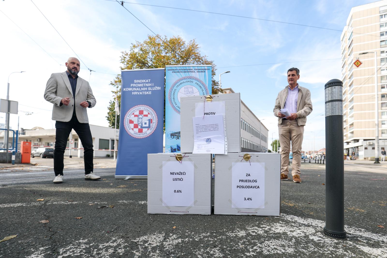 Zagreb: Izjava za medije sindikata ZETa o pregovorima s Gradom Zagrebom