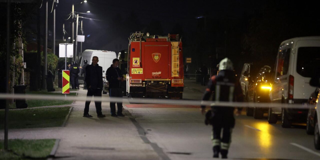Velika Gorica: Specijalna policija i vatrogasci na terenu, Fabijančićeva ulica blokirana