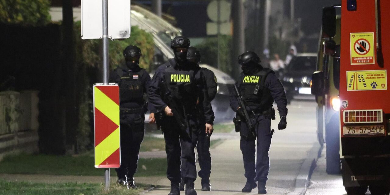 Velika Gorica: Specijalna policija i vatrogasci na terenu, Fabijančićeva ulica blokirana