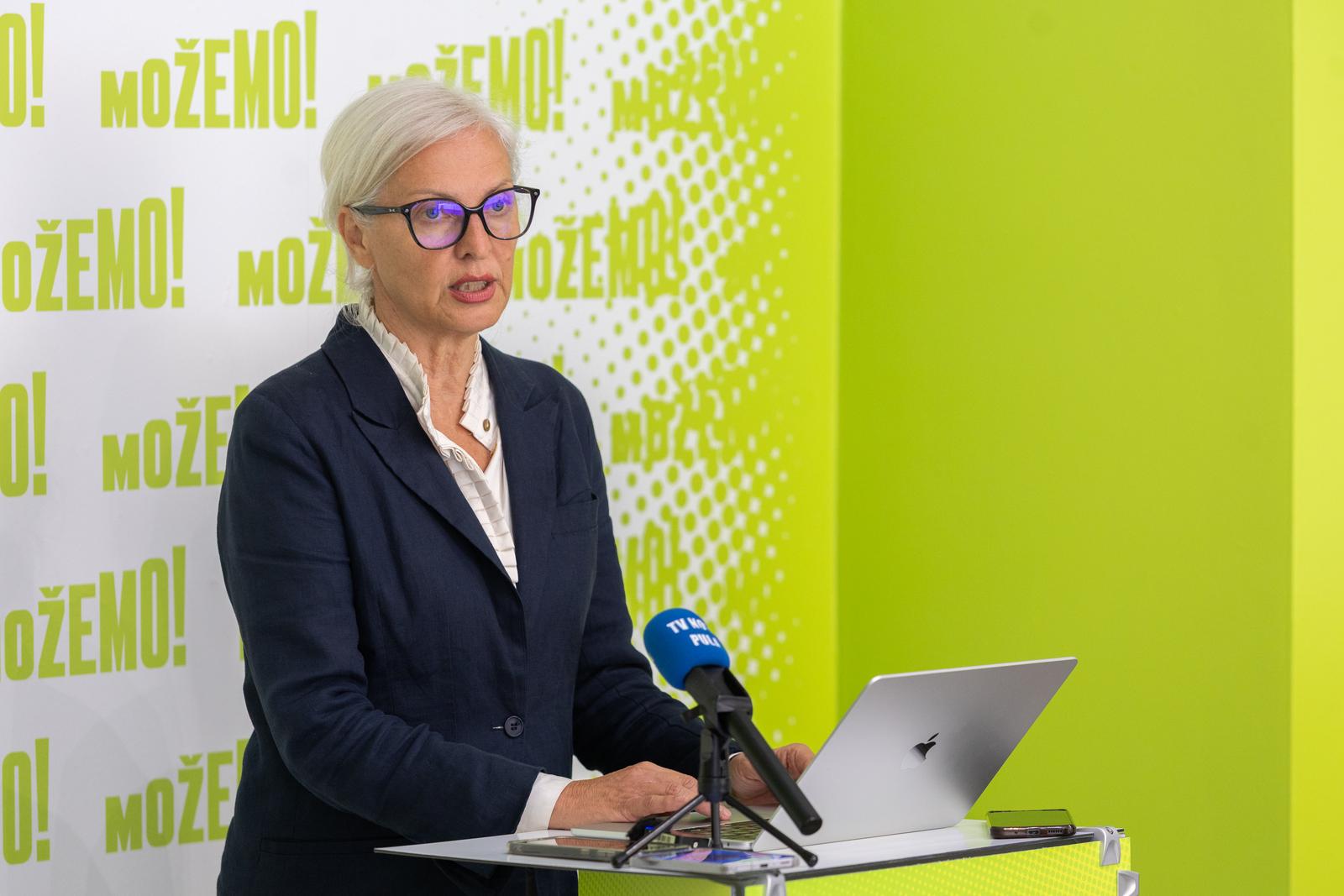 Pula: Dušica Radojčić održala konferenciju za medije
