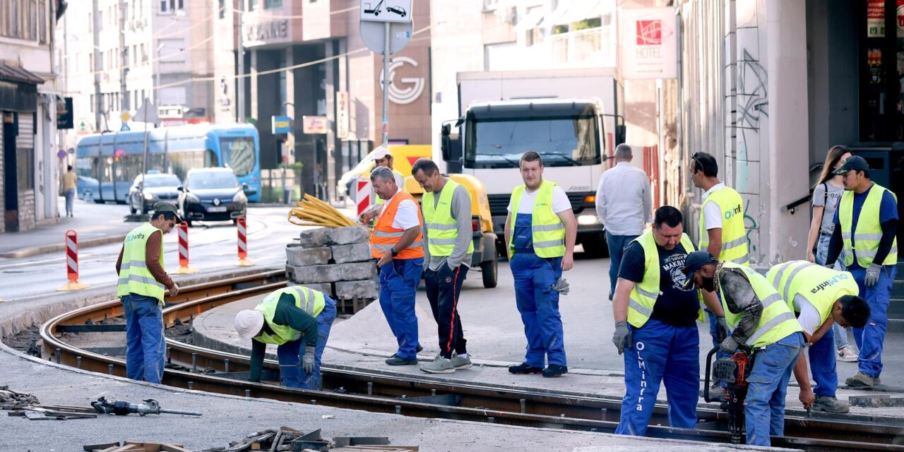 Zagreb: Sanacija pruge na križanju Draškovićeve i Vlaške