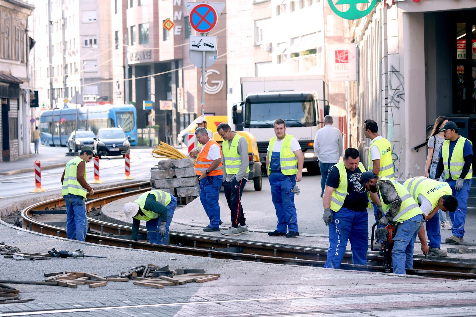 Zagreb: Sanacija pruge na križanju Draškovićeve i Vlaške