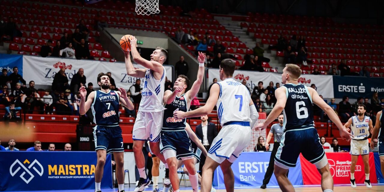 Zagreb: Utakmica 5. kola SuperSport Premijer lige, KK Cibona – KK Virtus