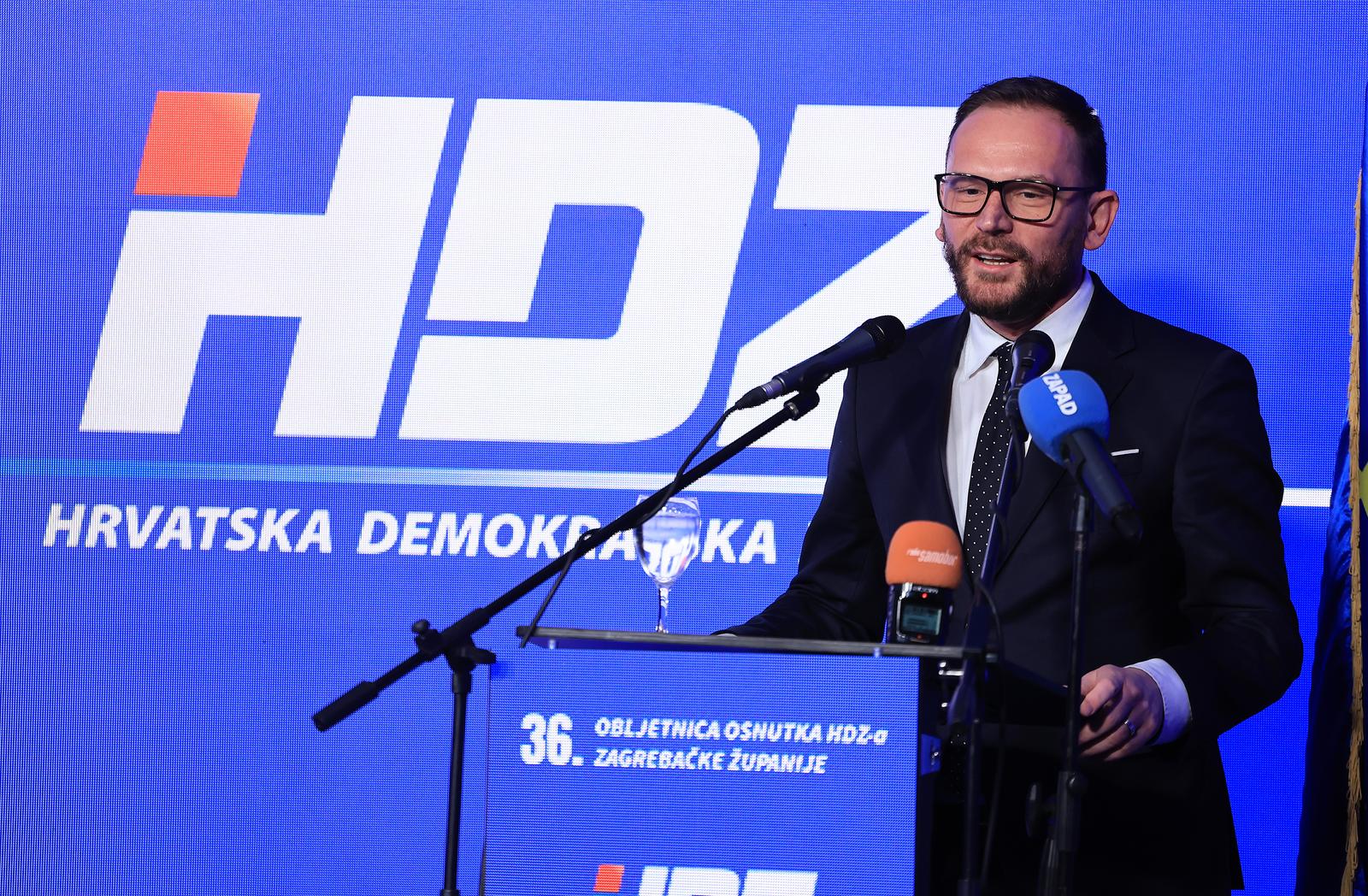 Samobor:  Obilježavanje 36. obljetnice osnivanja HDZ-a Zagrebačke županije