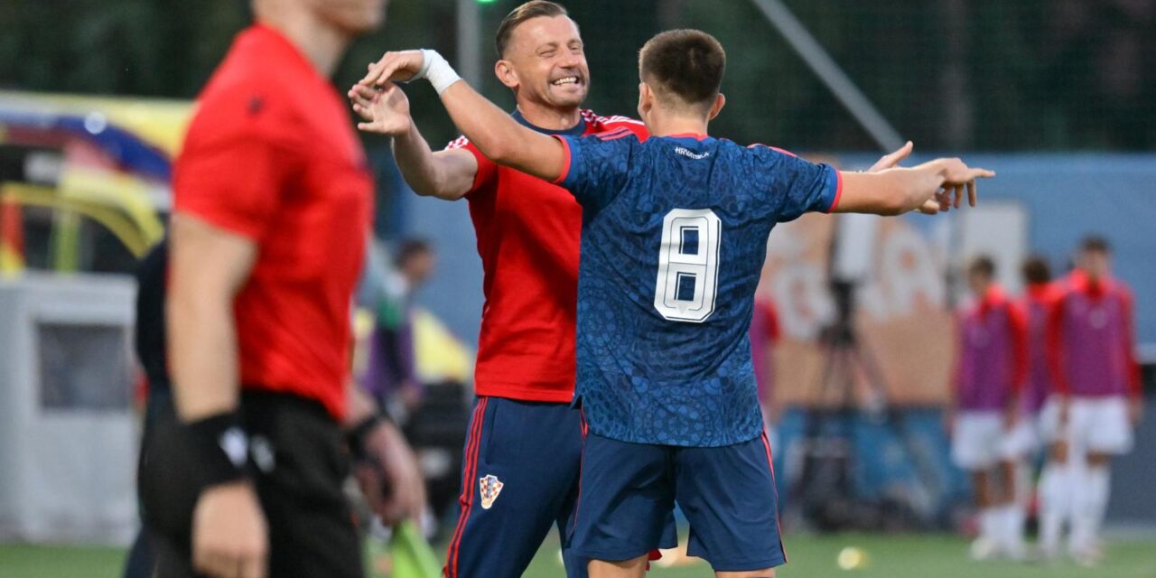 Varaždin: Hrvatska U-21 reprezentacija pobijedila Mađarsku 3:1, Jagušić zabio tri gola